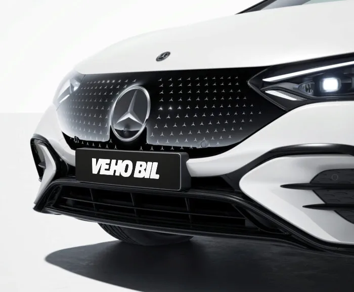 Black panel grill med mercedes-benz pattern