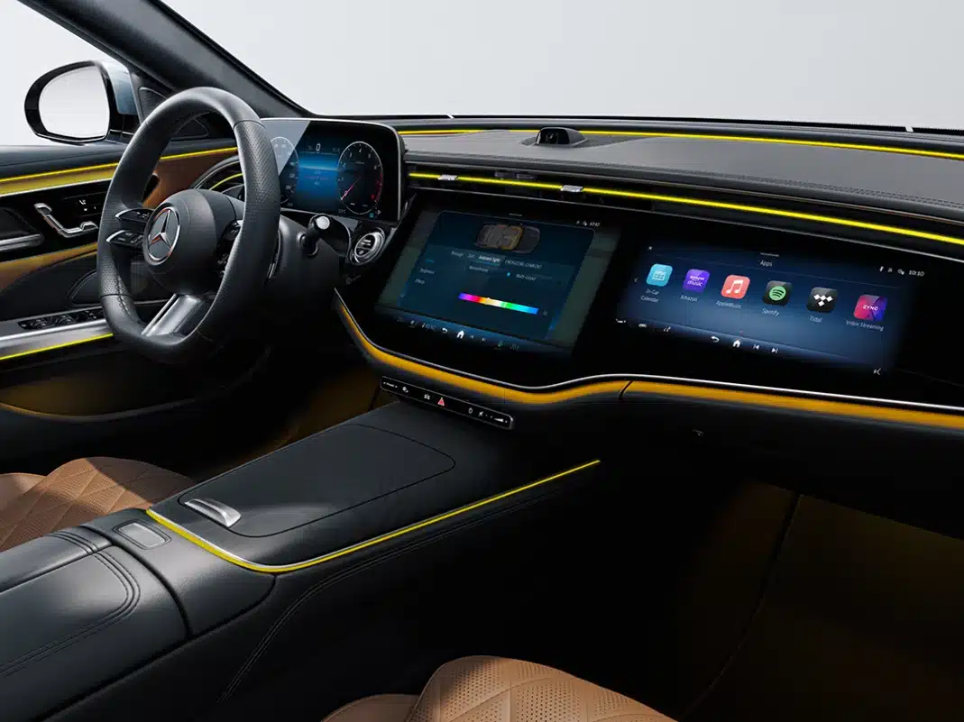 interiören av en e klass