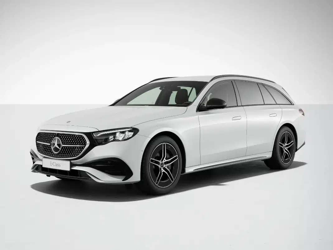 Vit E Klass Kombi med AMG Line och nightpackage