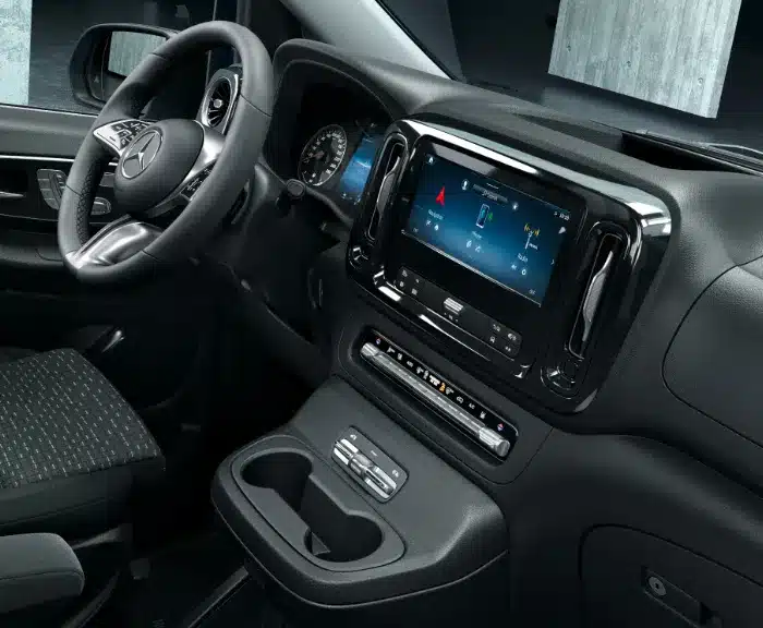 Interiören i en Vito transportbil