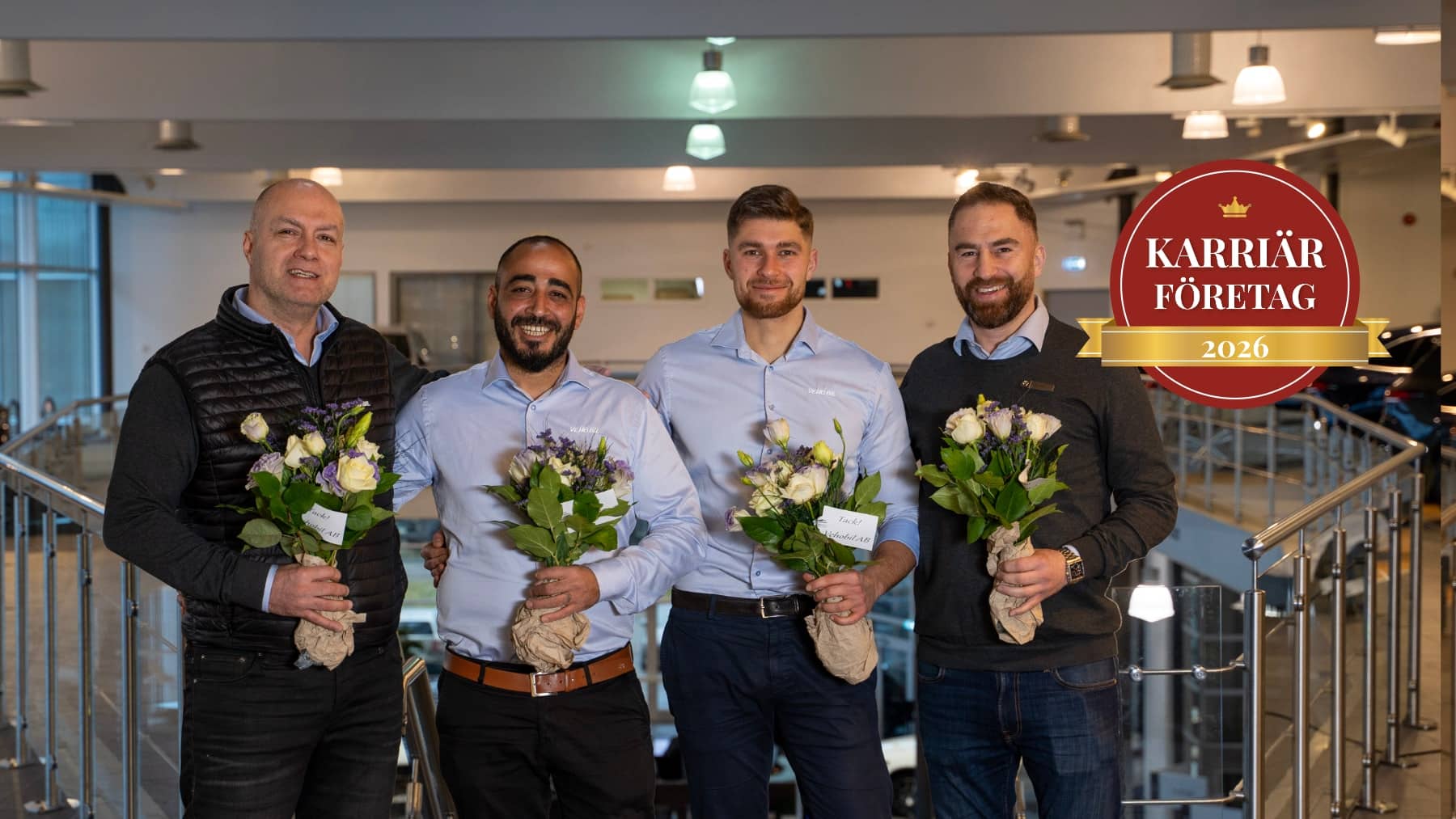 Veho Bil utses till Karriärföretag 2026